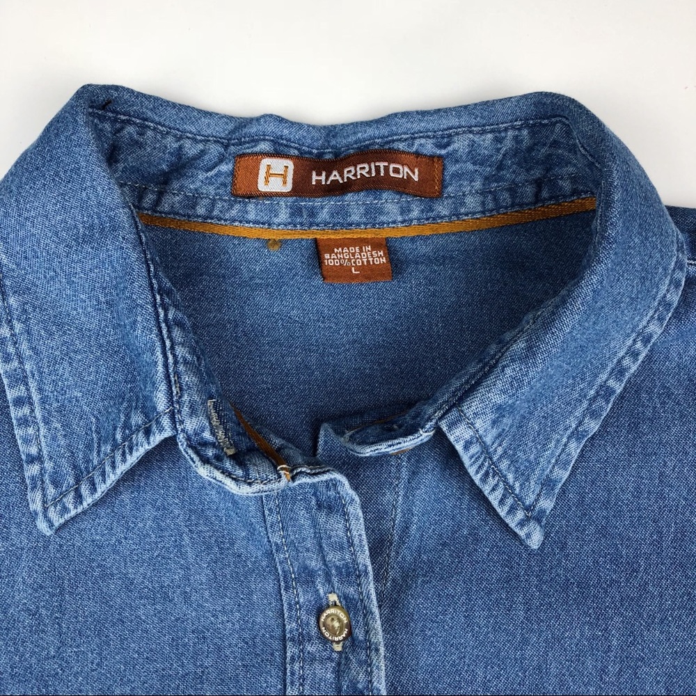 Austin Live Music Capital Denim Chambray Button-Up - Picture 4 of 7